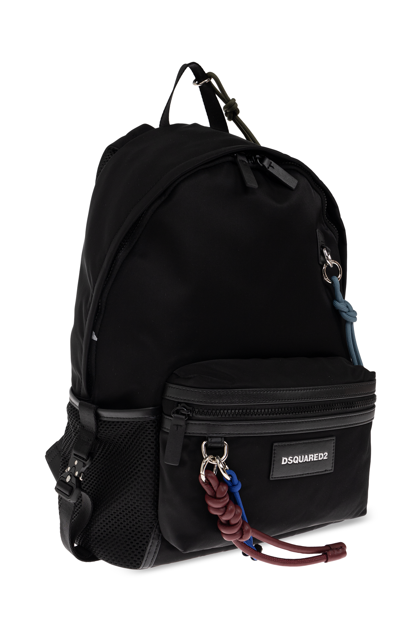Dsquared2 DSQUARED2 Black Technical Backpack with Logo and